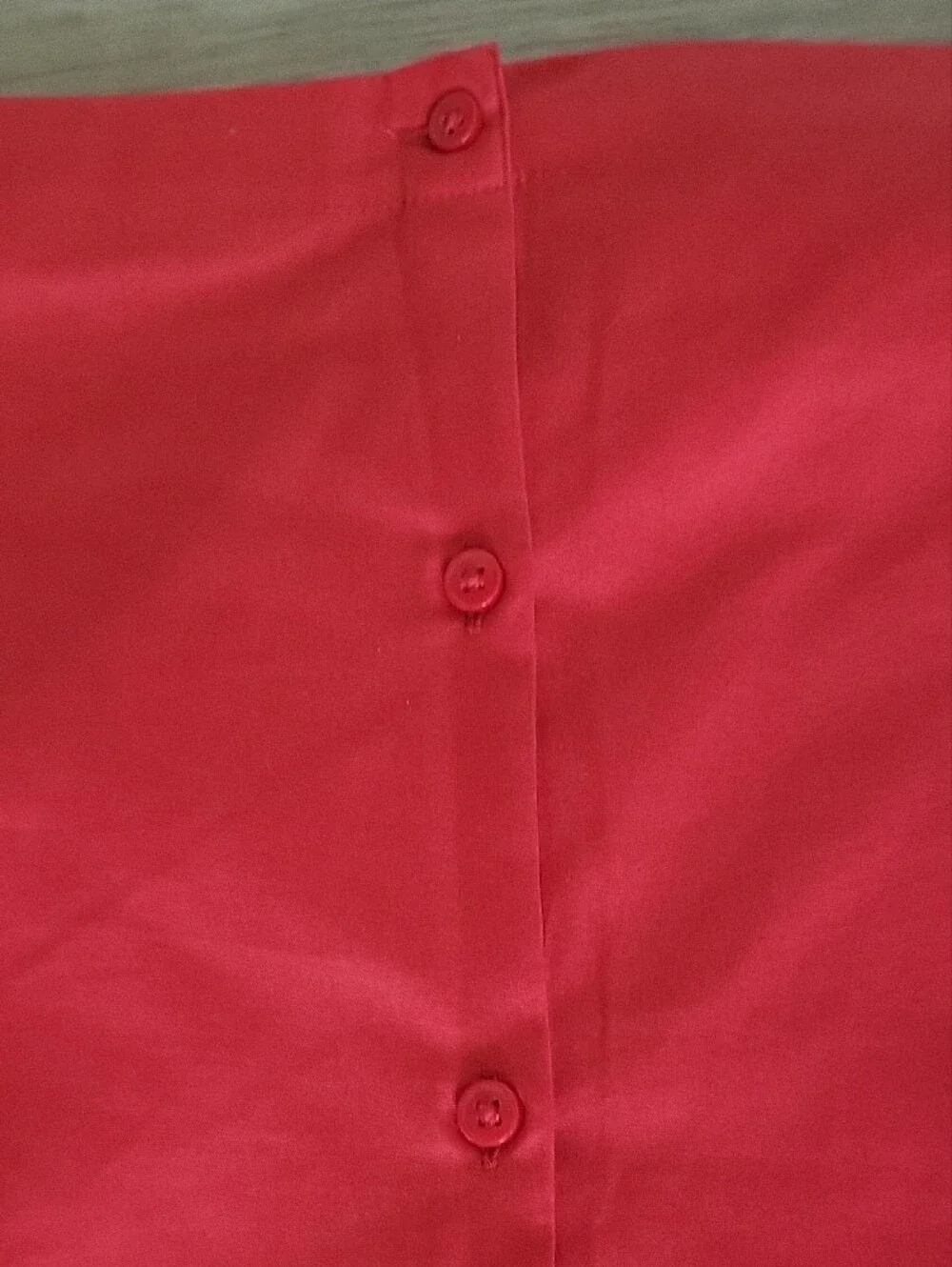 Banana Republic Off-Shoulder Puff Sleeve Blouse in Red
